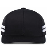 Low-Profile Stripe Trucker Cap - P115